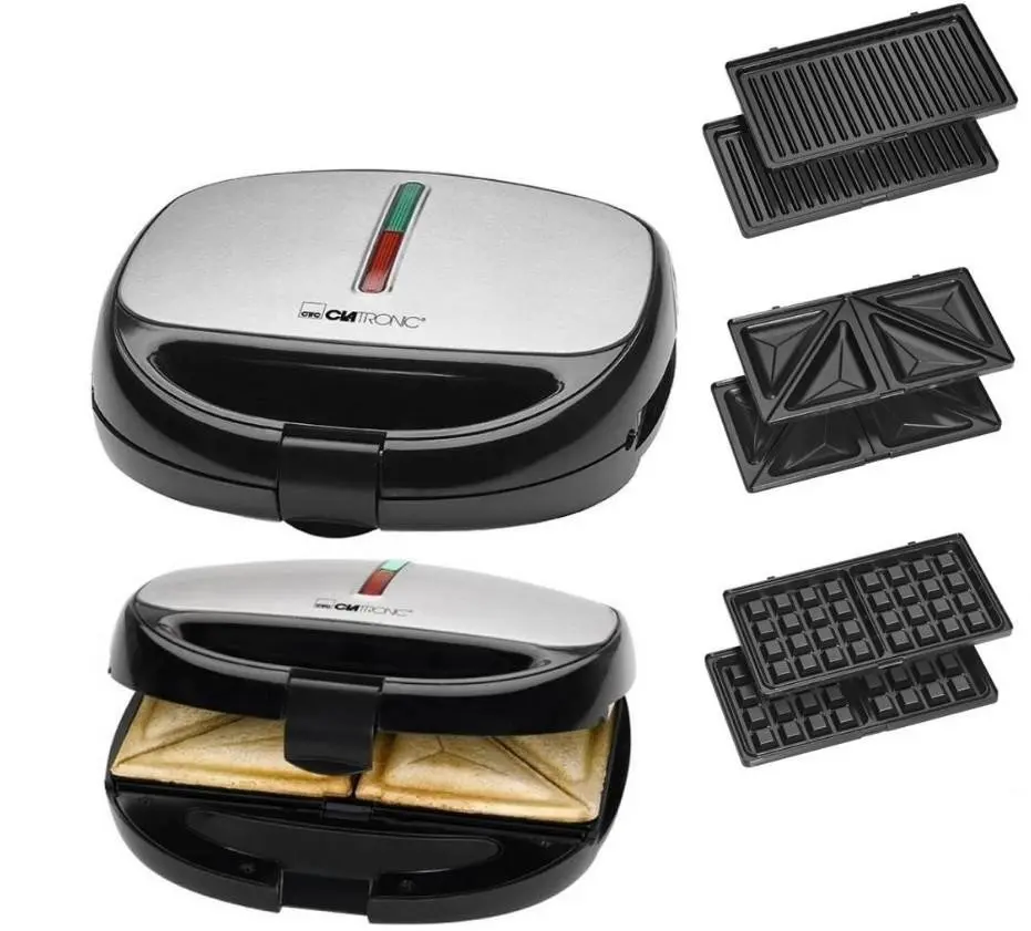 Clatronic Çoklu Izgara (Tost - Gril - Waffle) - Görsel 3