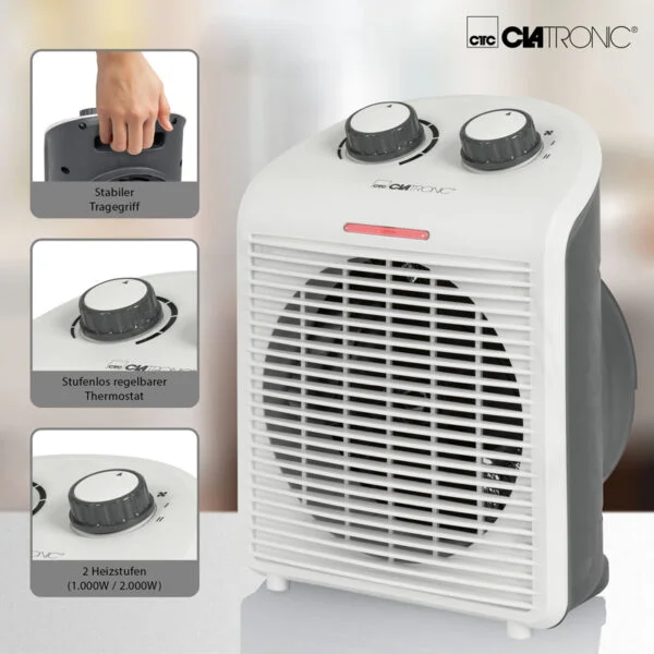 Clatronic Fanlı Soba1000 / 2000W