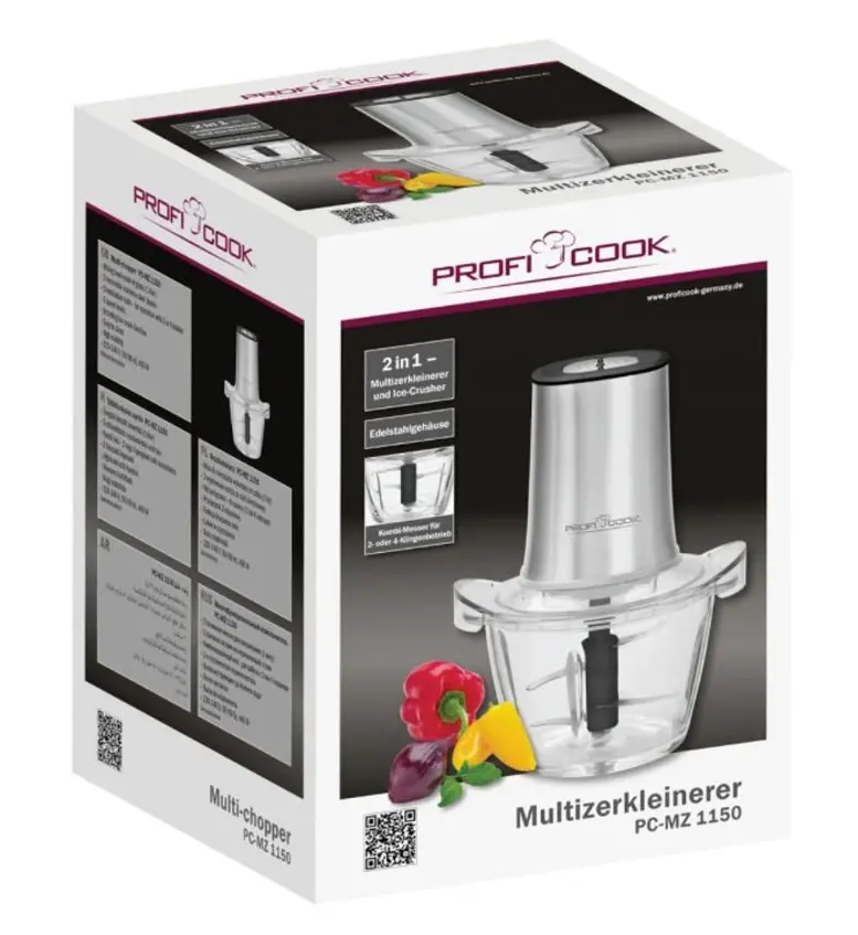 Proficook Çift Bıçaklı Ekstra Güçlü Çoklu Doğrayıcı - Görsel 3