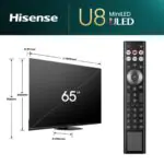 HISENSE 65U8NQ 65" 4K ULED MİNİ LED SMART TV - Görsel 3