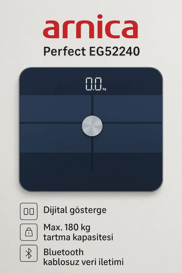 Arnica EG52240 Perfect Bluetooth Baskül 17J1