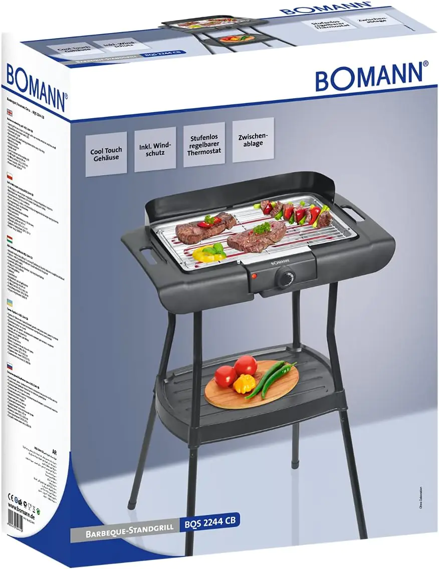 BOMANN Barbekü Gril Standlı BQS 2244 CB - Image 3