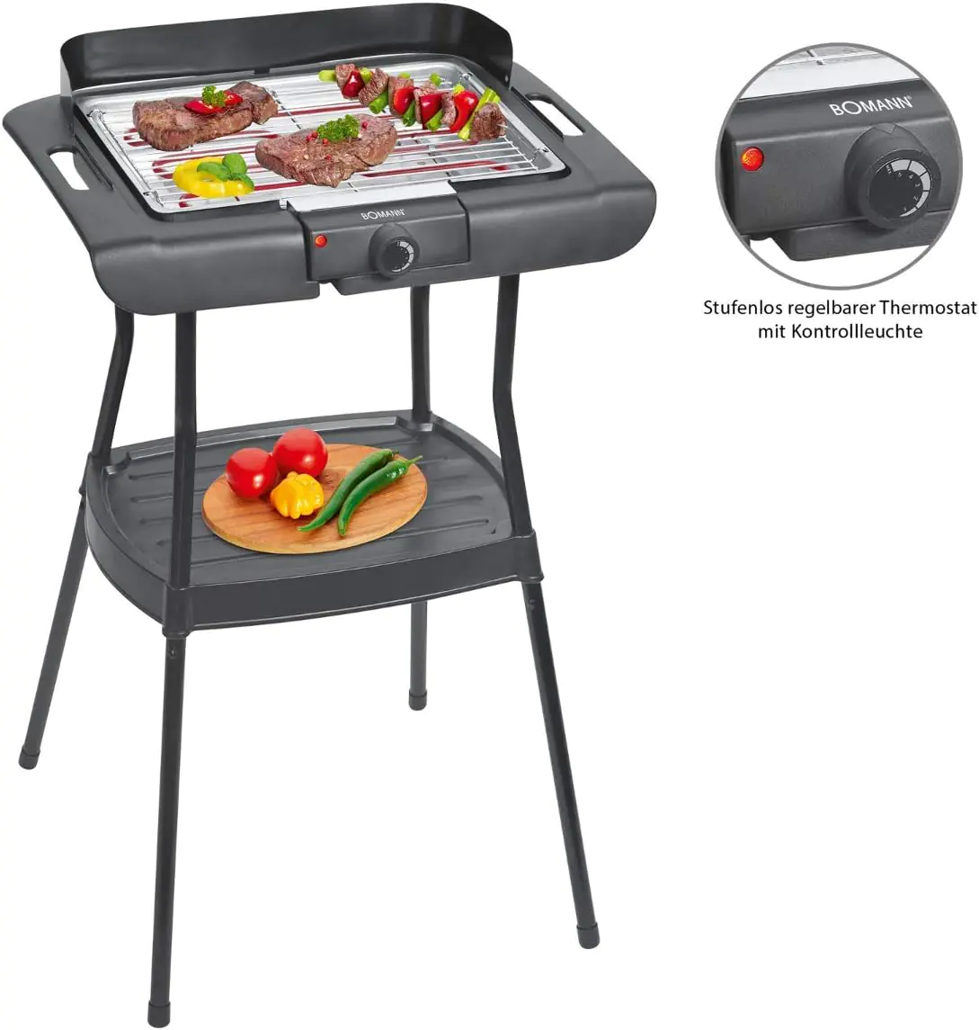 BOMANN Barbekü Gril Standlı BQS 2244 CB - Image 4