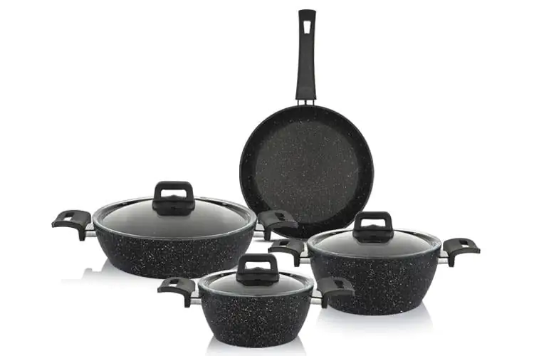 Schafer New Savor Tencere Seti 7 Parça-Siyah - Image 2
