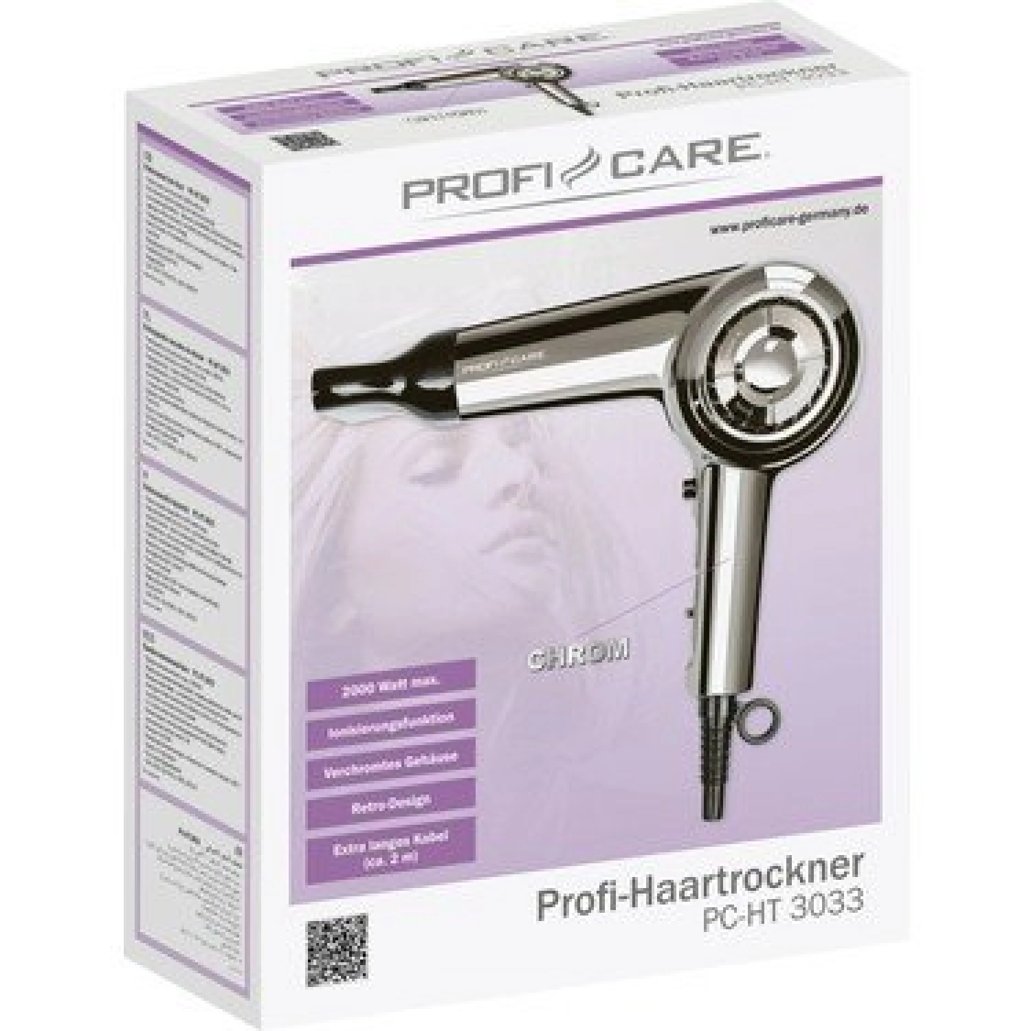 ProfiCare Retro Profesyonel Saç Kurutma Makinesi - Görsel 2