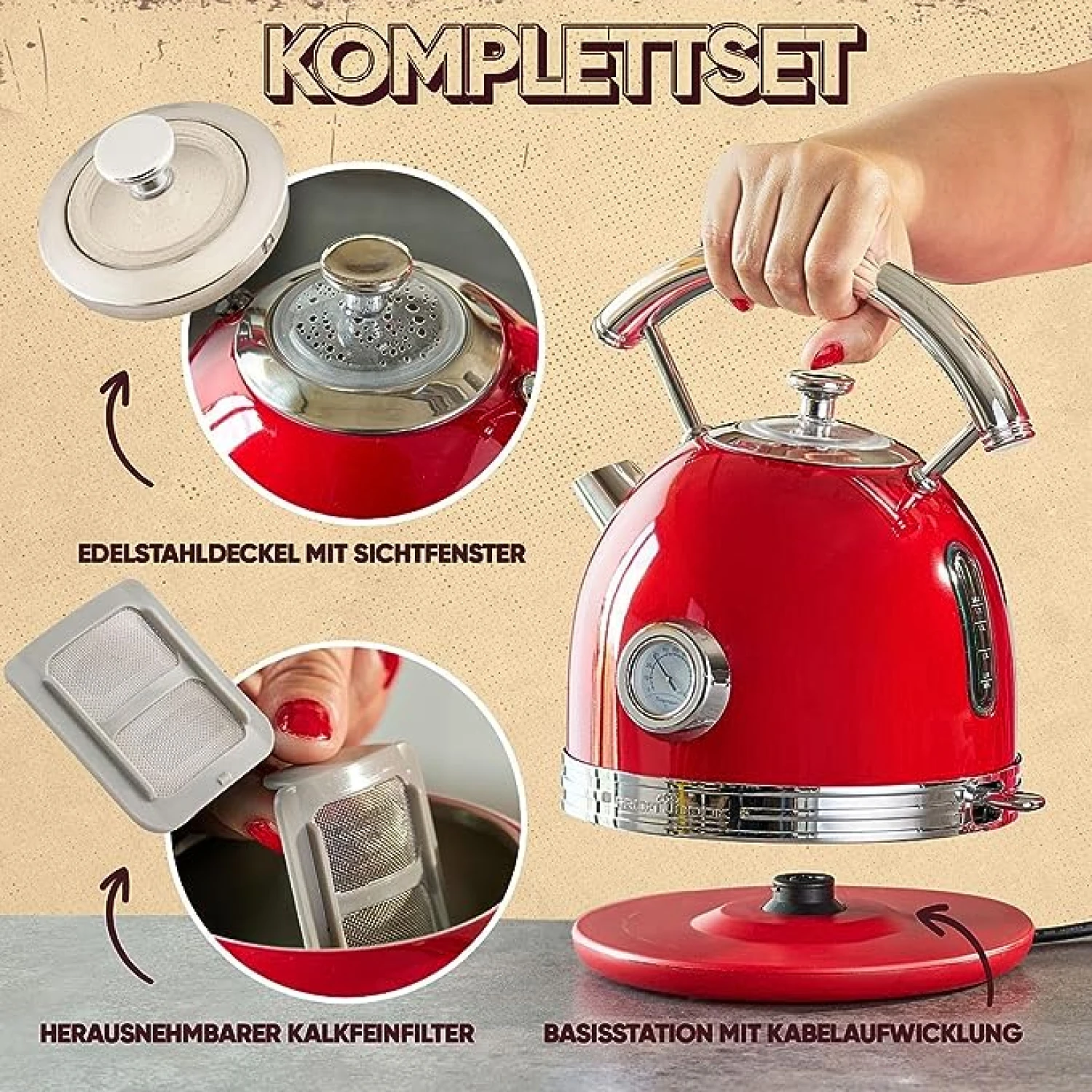 ProfiCook Retro Su Isıtıcısı - Görsel 2