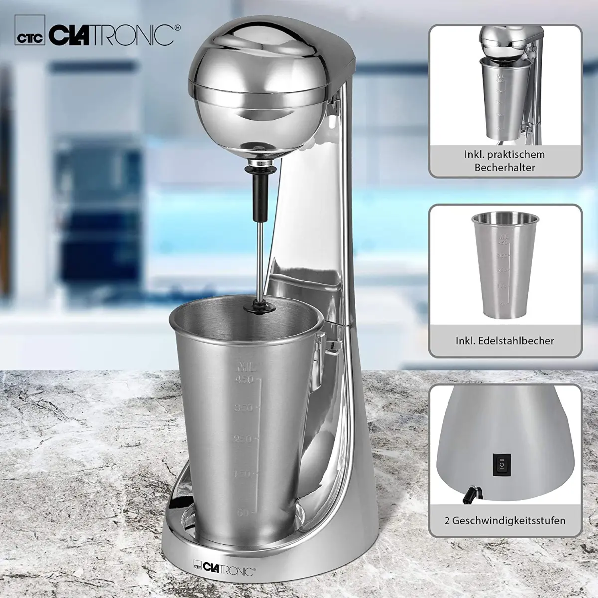 Clatronic Bar Mixer - Süt Köpürtücü - Görsel 1