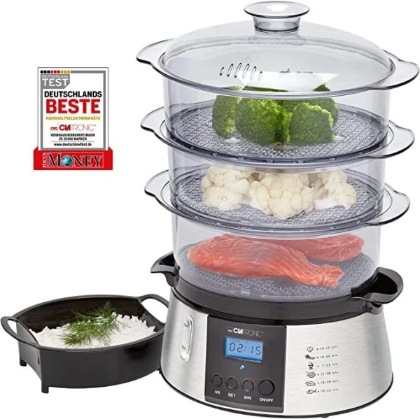 Clatronic Buharlı Pişirme Makinesi 800W DG 3547