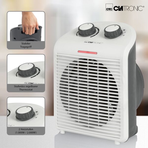 Clatronic Fanlı Soba1000 / 2000W