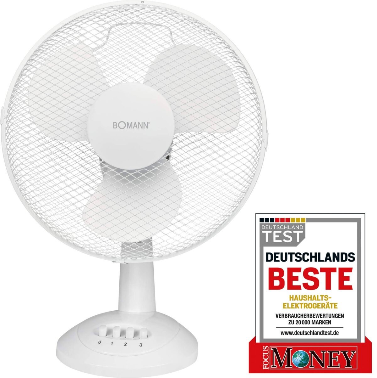 Bomann Masaüstü Vantilatör 23cm - Görsel 1