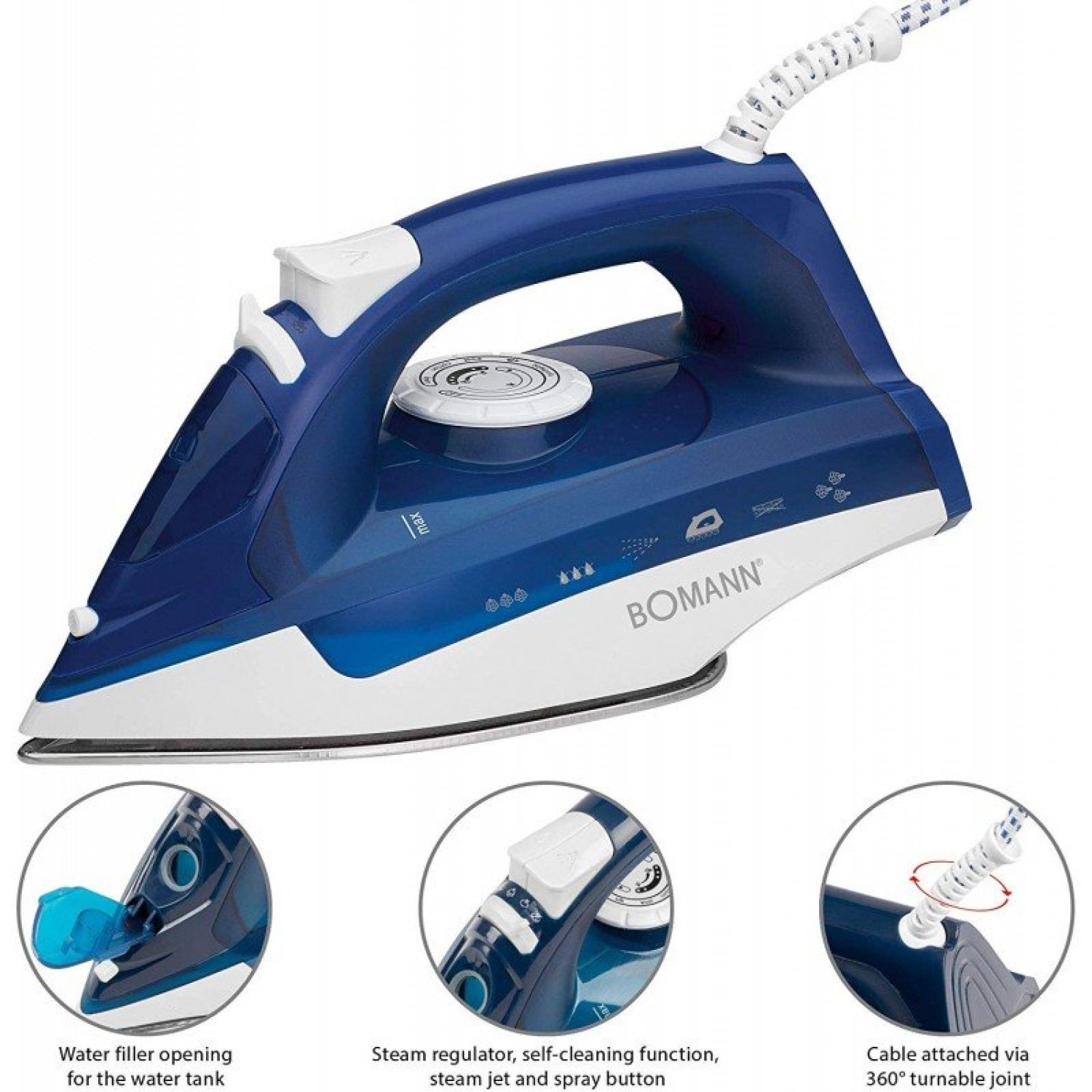 Ütü - 2200W Bomann Ütü - 2200W - Görsel 1