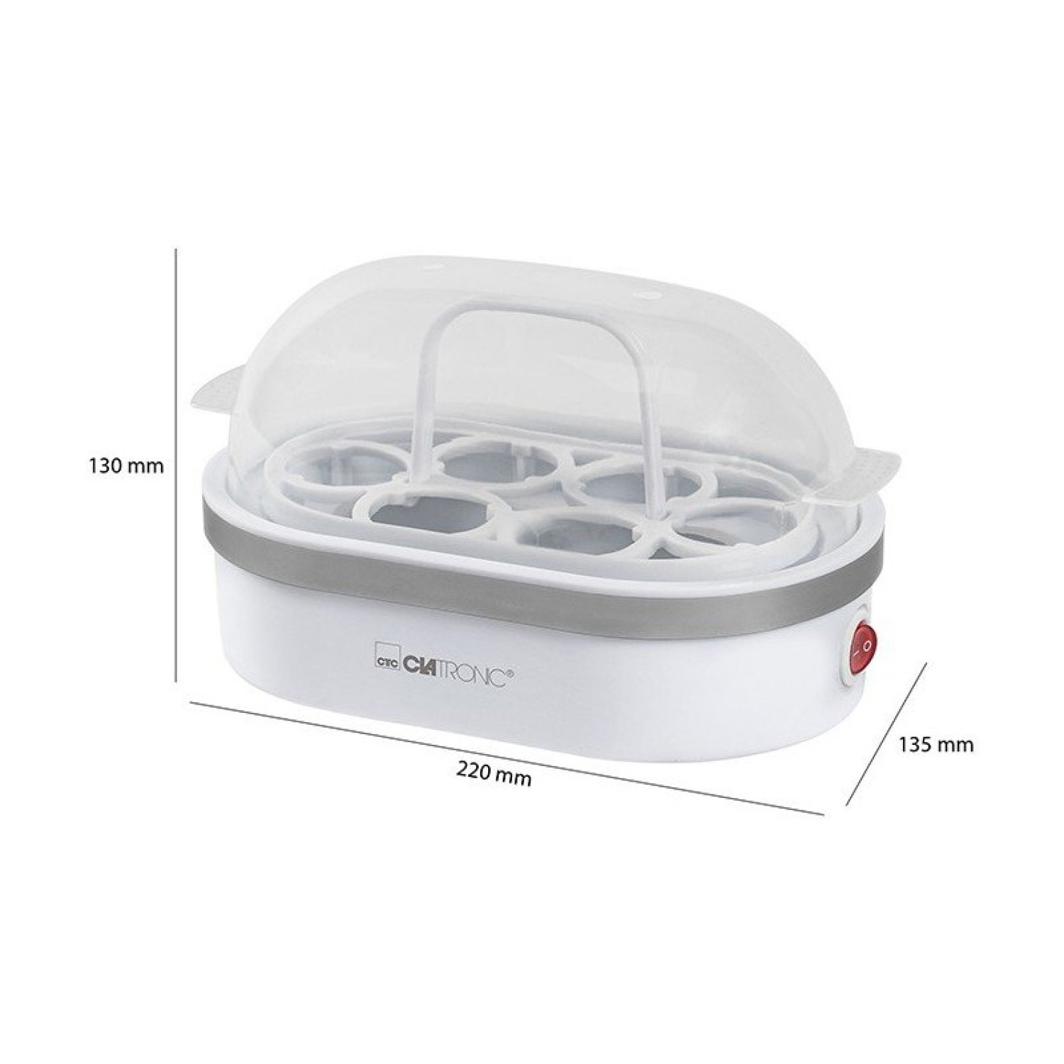 cuiseur-a-ufs-clatronic-ek-3497-blanc-silver-1 Clatronic Yumurta Pişirme Makinesi - Görsel 2
