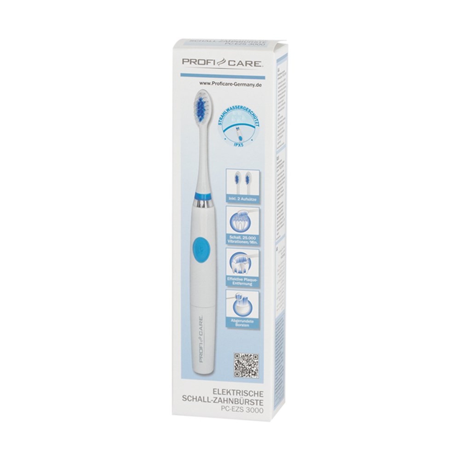 electric-toothbrush-proficare-pc-ezs-3000-white Proficare Pilli Sonik Diş Fırçası - Görsel 3