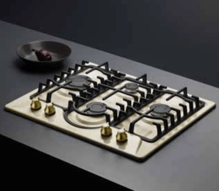 20 228 RDLG Bej Emaye Rustik Ocak 4 Gazlı Elleti Bej Emaye Rustik Ocak 4 Gazlı - Görsel 1