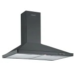 Elleti Siyah Cam Davlumbaz 60cm.