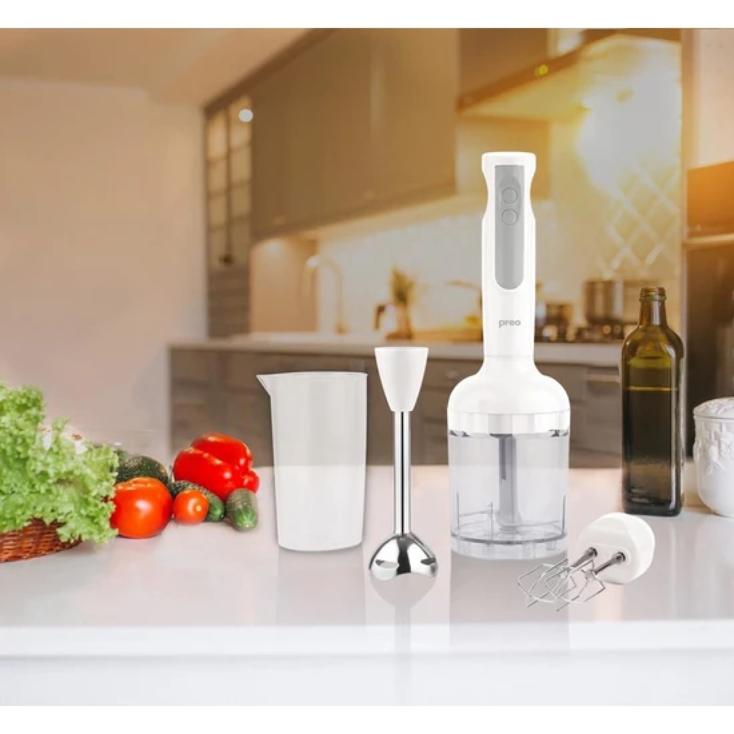 Preo My Cook Blender Set Beyaz - Görsel 1