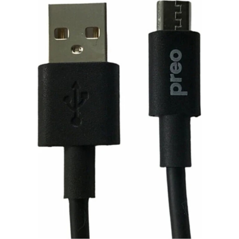 Preo My Mobile Premium Mmu44 2.1A Şarj Kablosu Siyah