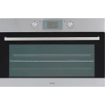 Elleti Inox Siyah Fırın Touch Timer 90 cm.