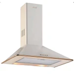 Elleti Rustik Krem Davlumbaz Bronz Çita 60cm