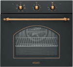 Elleti Rustik Siyah Ankastre Fırın 6 Prg.