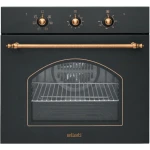 Elleti Rustik Siyah Ankastre Fırın 6 Prg.