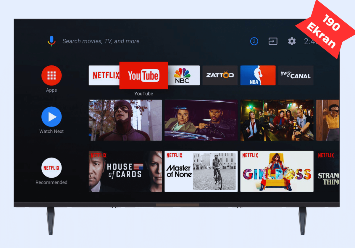 Botech 75'' Android  TV - Görsel 1