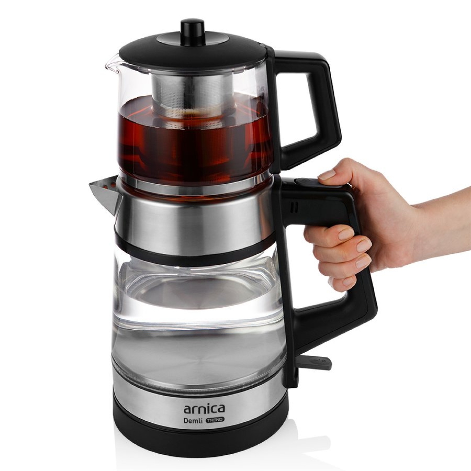 Arnica Demli Trend Cam Gövdeli Çay Makinesi - Görsel 3