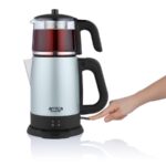 Arnica Demli Stil Cam Çay Makinesi Mint Yeşil