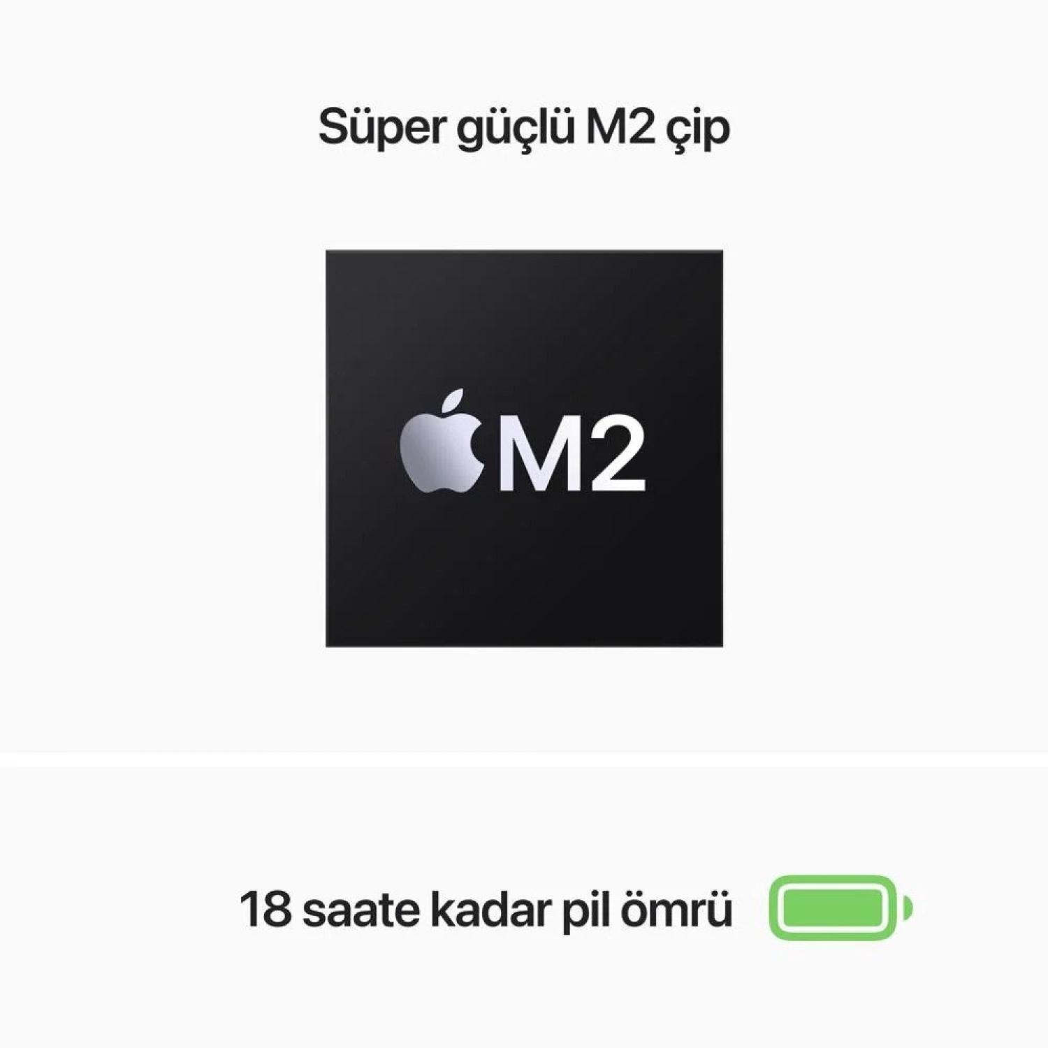 Apple MacBook Air 13.6" M2 8CPU 8GPU 8GB 256GB SSD Starlight - Görsel 3