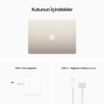 Apple MacBook Air 13.6" M2 8CPU 8GPU 8GB 256GB SSD Starlight - Görsel 8