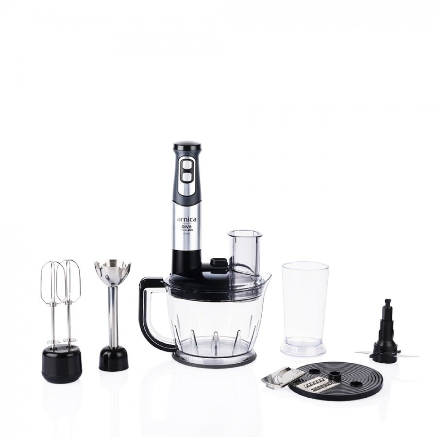 Arnica Diva Trend Pro Silver Doğrayıcı Blender Seti - Görsel 2
