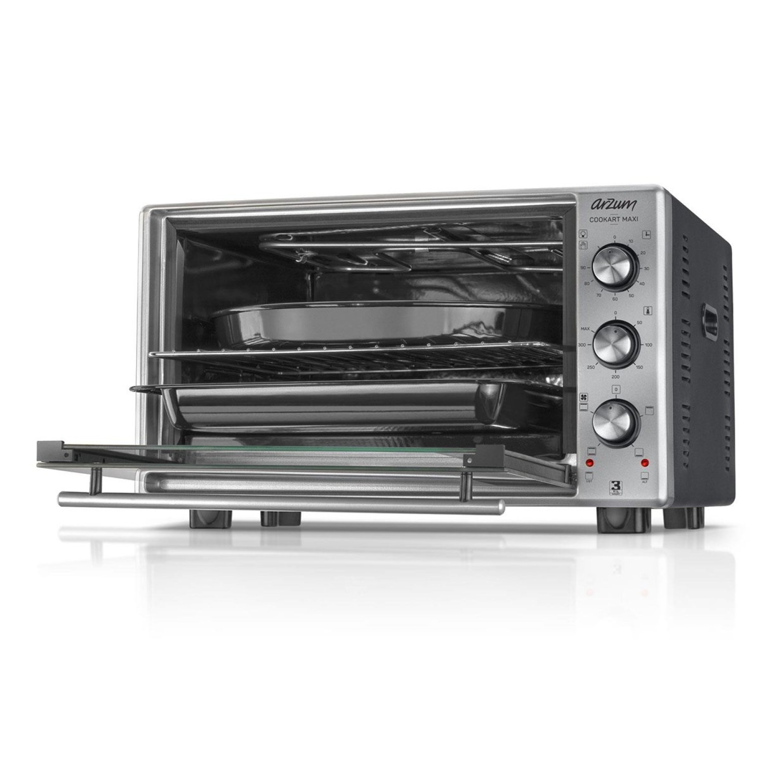 AR2002 Cookart Maxi 50 L Çift Camlı Fırın - Inox