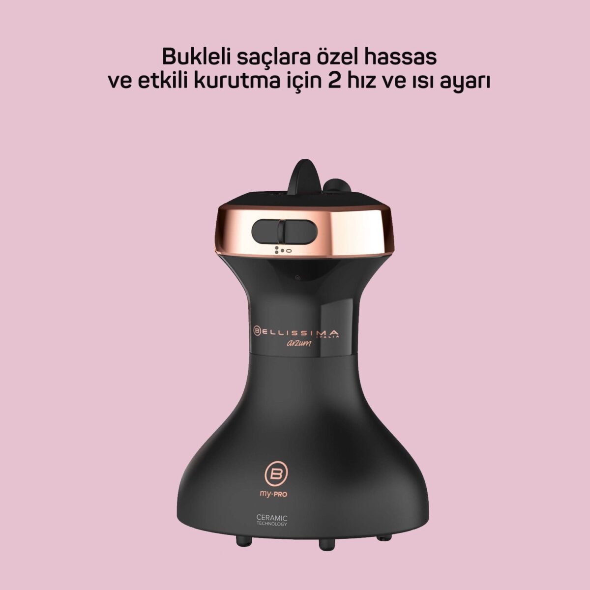 AR5086 Bellissima Diffon Ceramic Saç Kurutma Makinesi - Siyah