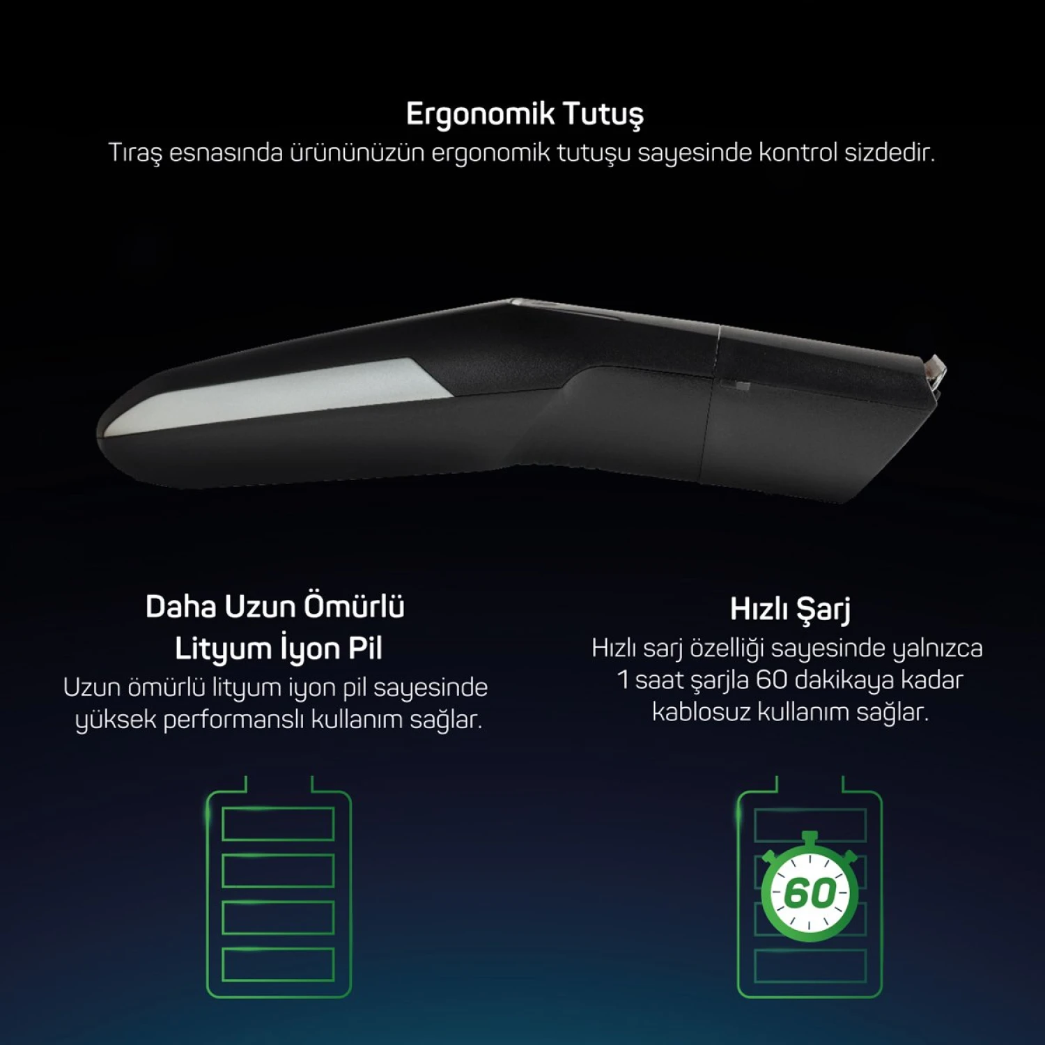 ARZUM TRACE PRO 9İN1 ERKEK BAKIM SET - Görsel 12