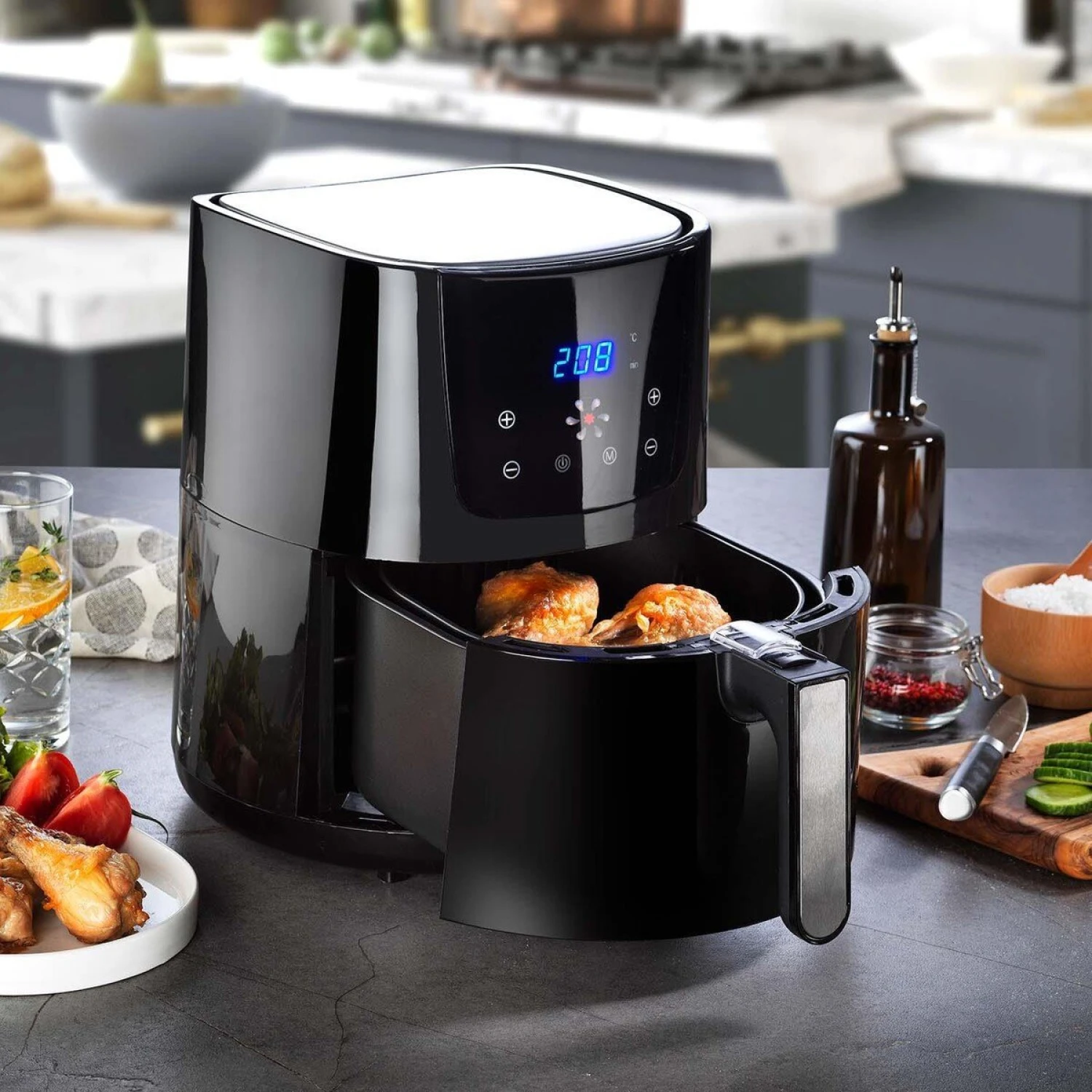SCHAFER FİT FRY ELEGANCE AIRFRYER/SICAK HAVA FRİTÖZÜ - Görsel 1