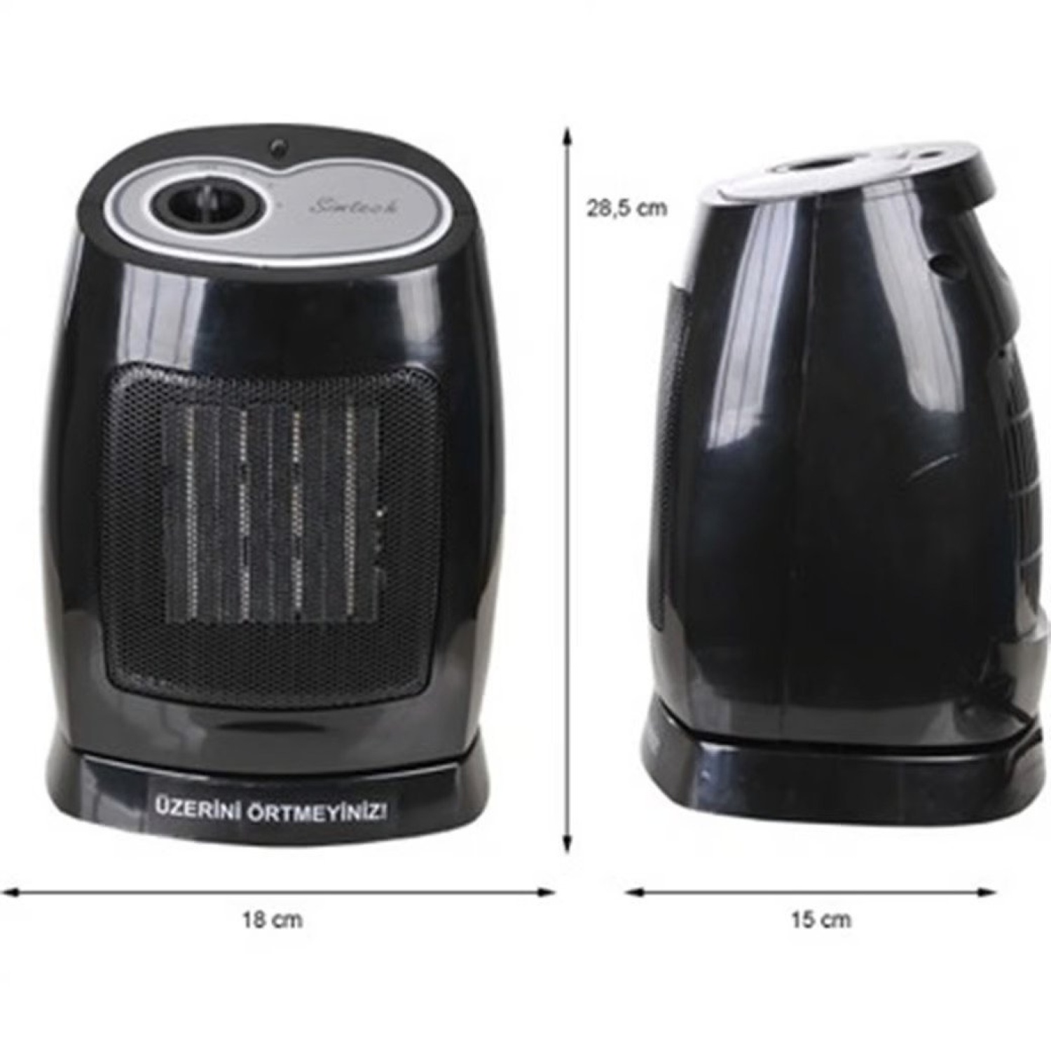 SIMTECH SERAMİK ISITICI 1500WATT - Görsel 2