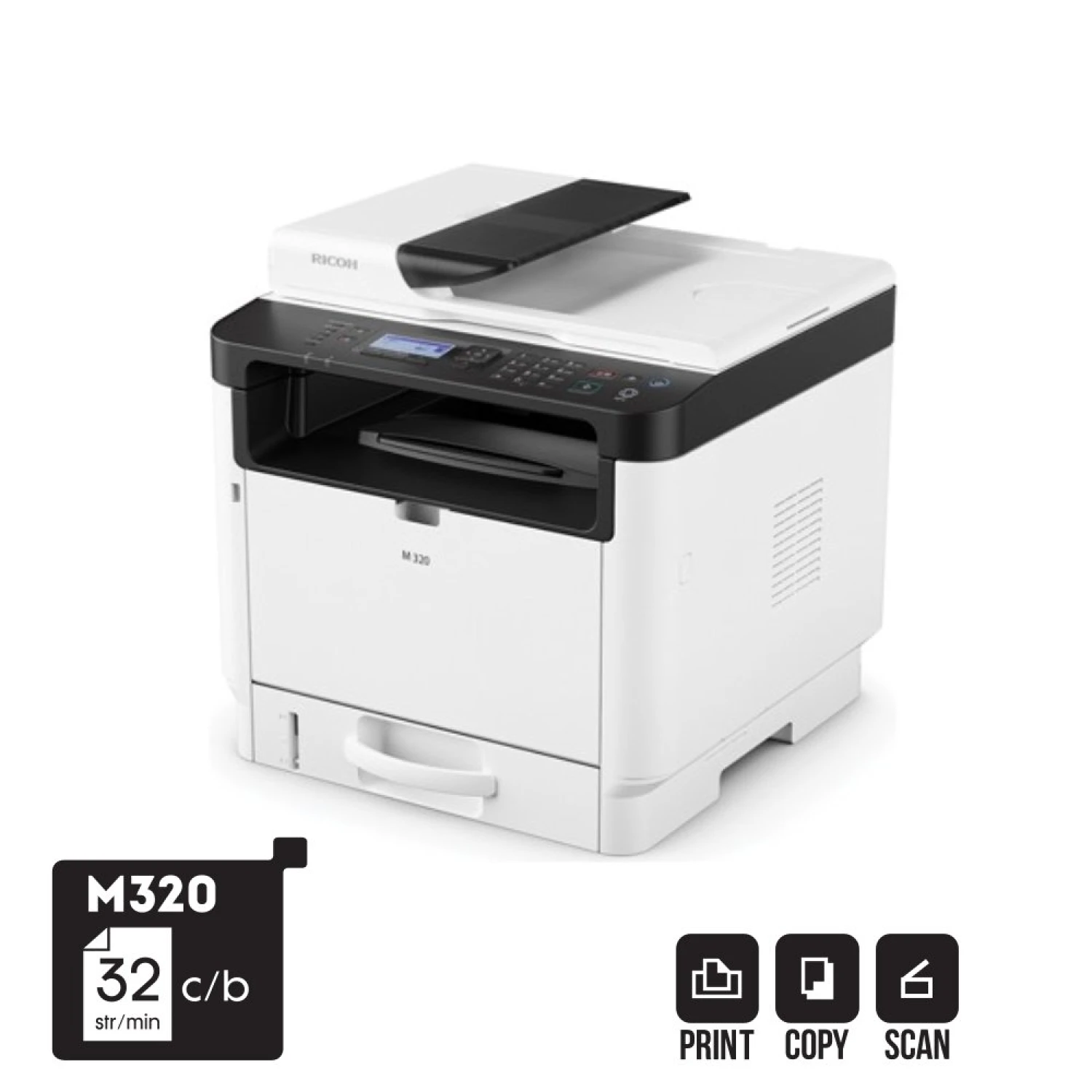 RİCOH M 320 S/B LASER PRİNTER - Görsel 3