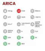 NORDFLAM ARICA DÖKÜM SOBA - Görsel 4