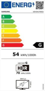 SAMSUNG UE43AU7092 4K UHD TV - Görsel 3