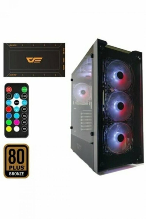 DarkFlash Skywalker 650W 80+Br RGB Mid Tower Kasa