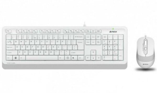 A4 Tech F1010 MM Klavye Mouse Set Beyaz USB
