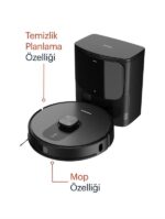 VCR 7330 Grundig Toz Boşaltma Üniteli Silme/Süpürme Akıllı Robot Süpürge - Görsel 7