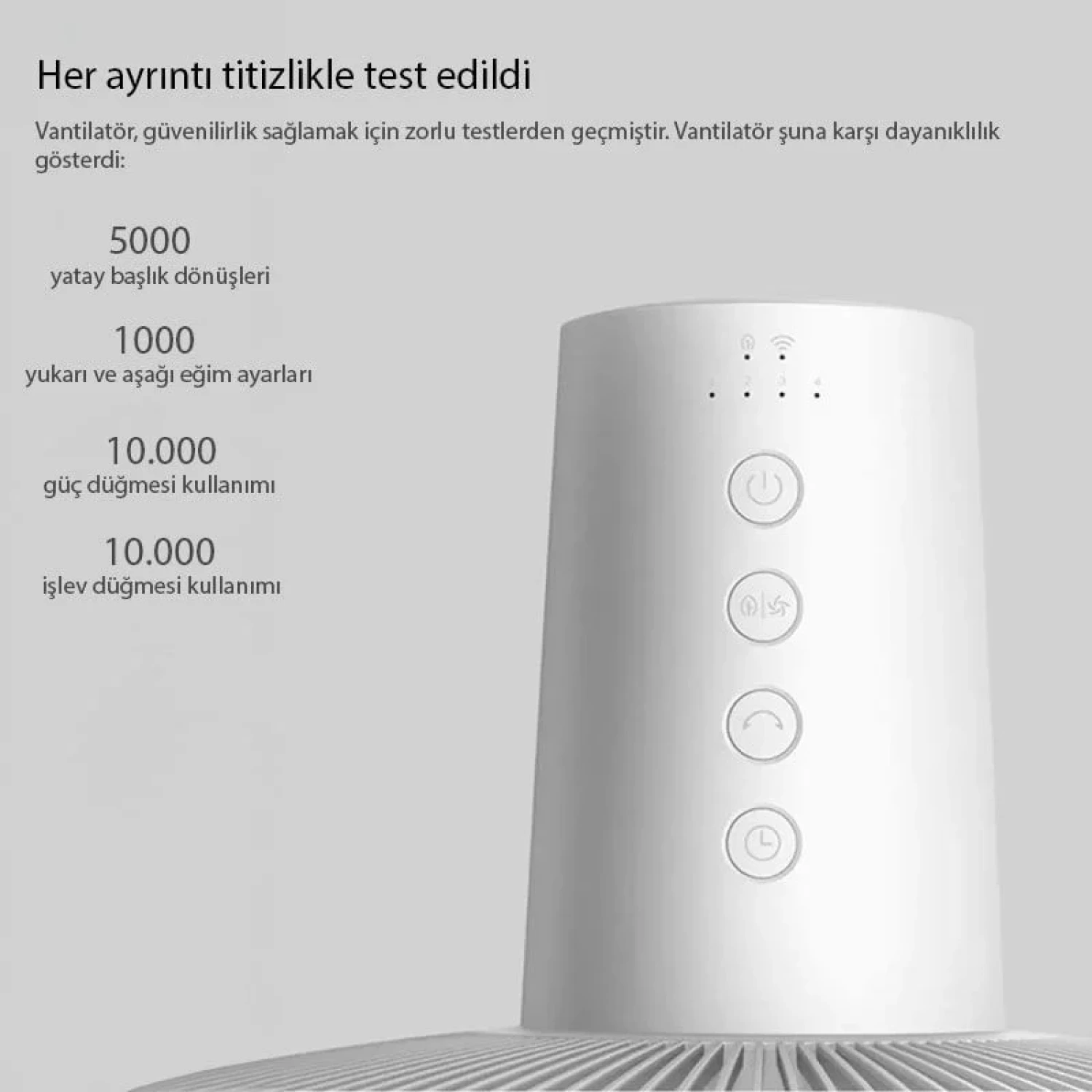 Xiaomi Mi Smart Standing Fan 2 Vantilatör - Görsel 5