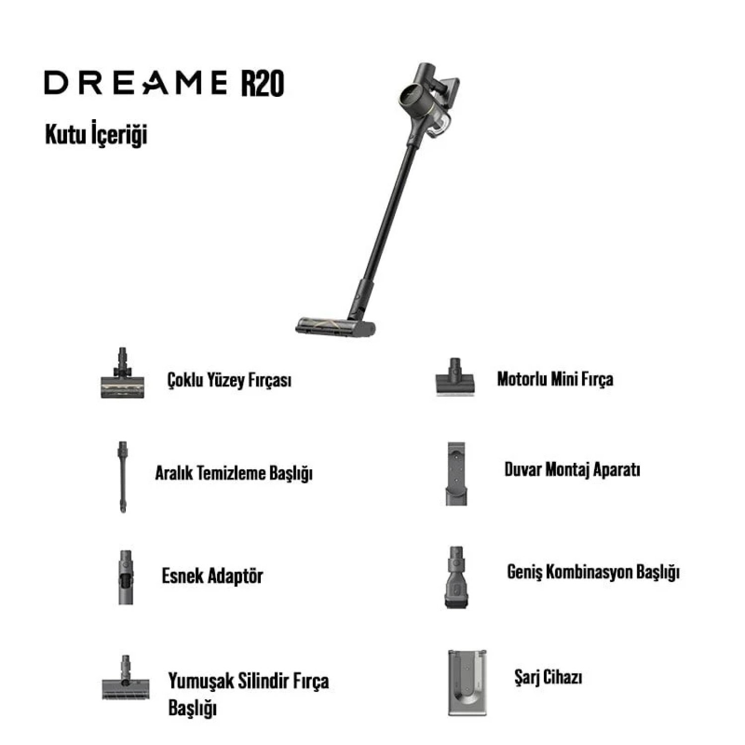 Dreame R20 Dikey Süpürge - Görsel 4