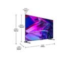 HISENSE 85U7KQ 85'' UYDU ALICILI 4KUHD ULED MİNİ LED SMART TV - Görsel 3