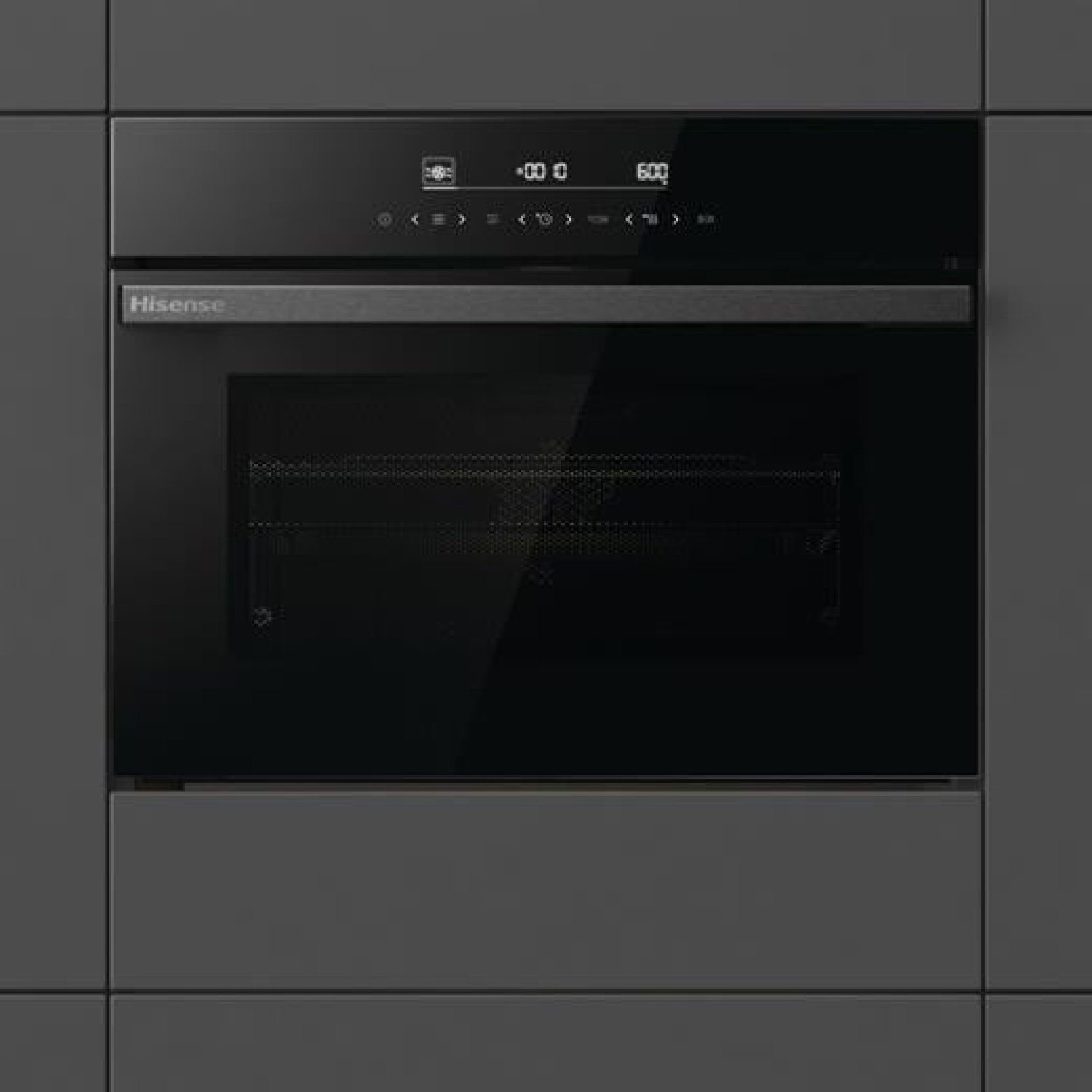 HISENSE BIM45342ADBG 50 LT. ANKASTRE CAM MİKRODALGA ÖZELLİKLİ FIRIN SİYAH - Image 1