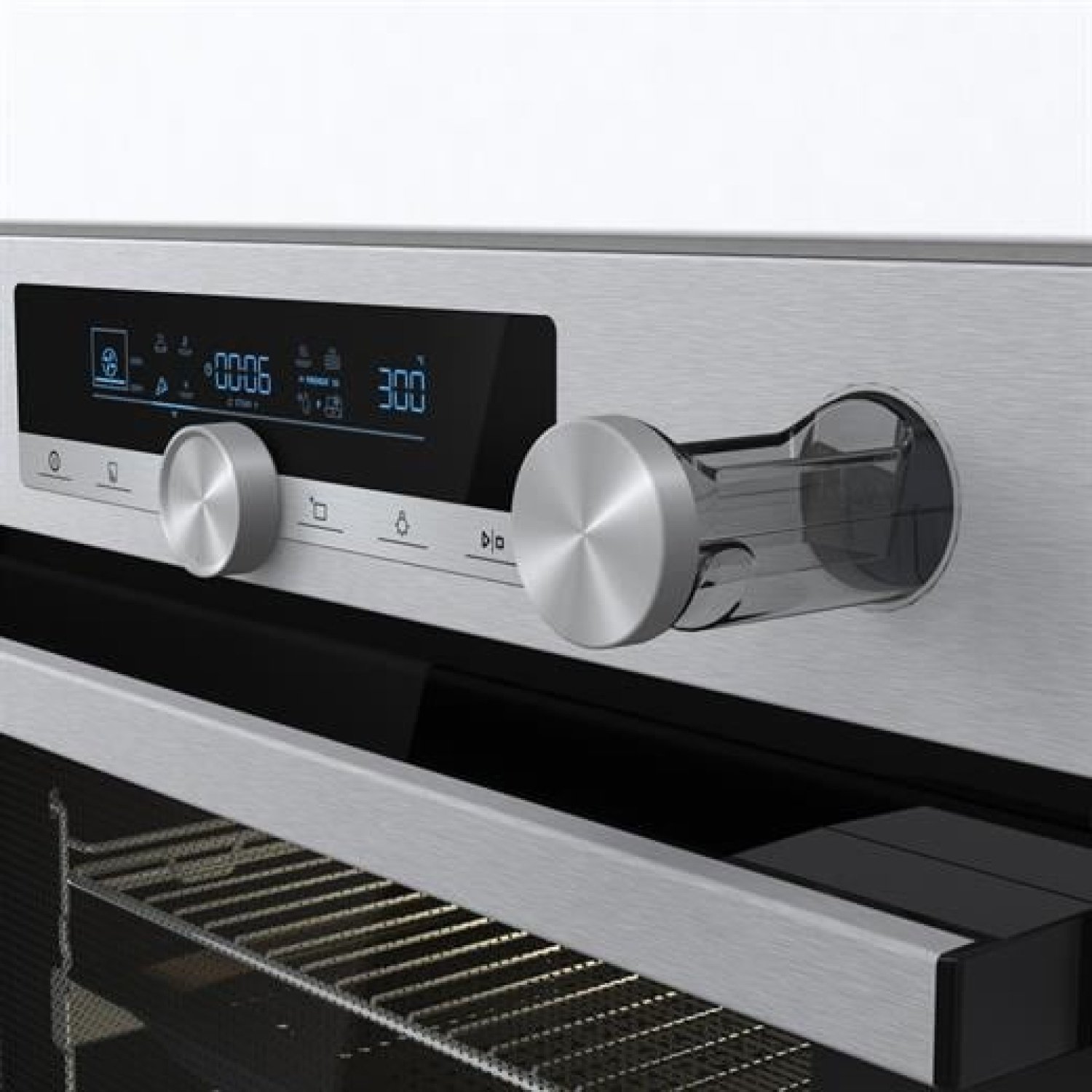 hisense-bsa66334px--77-lt.-buhar-destekl-3e8a HISENSE BSA66334PX 77 LT. BUHAR DESTEKLİ ANKASTRE FIRIN INOX - Görsel 2