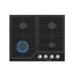 HISENSE GG643B 4 GÖZLÜ GAZLI 60CM ANKASTRE OCAK SİYAH