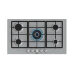 HISENSE GM973XF 5 GÖZLÜ GAZLI 86*51CM ANKASTRE OCAK INOX