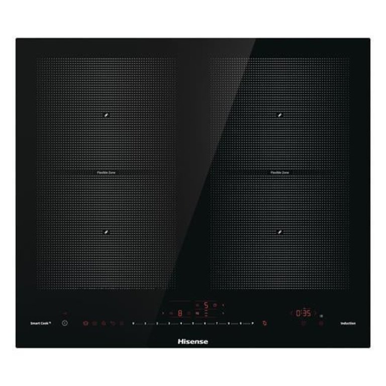 HISENSE I6456CB 4 GÖZLÜ 60 CM CAM İNDÜKSİYON ANKASTRE OCAK SİYAH